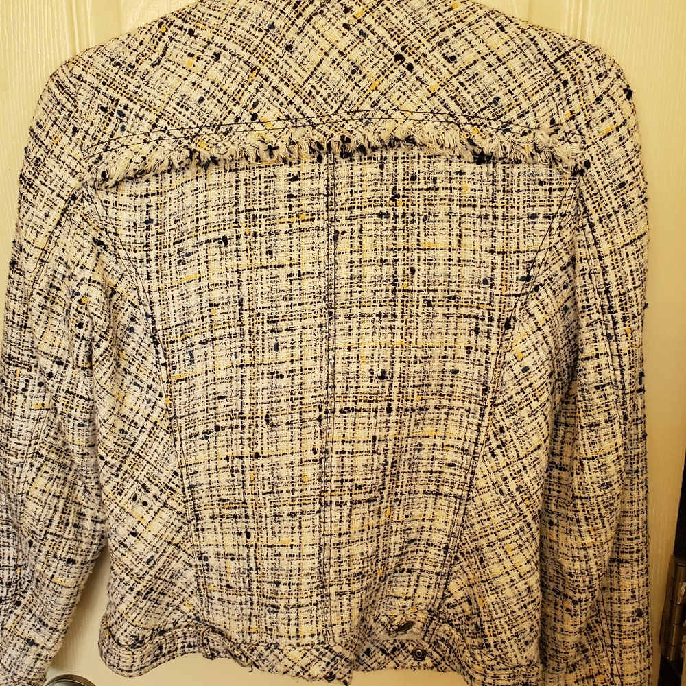 Zara Basic Woven Jacket Size Medium - image 5